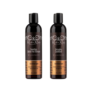 Rucker Roots Sulfate-Free Shampoo and Detangling Conditioner set, vegan duo