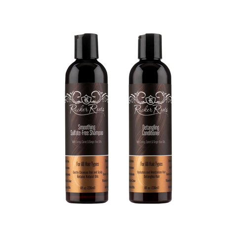 Sulfate-Free Shampoo & Detangling Conditioner Set | Vegan