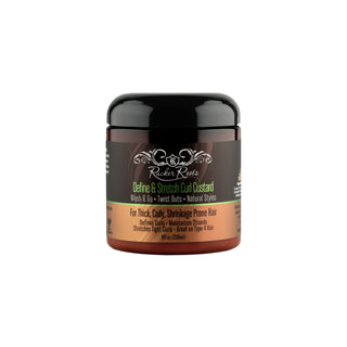 Rucker Roots GTC Define & Stretch Curl Custard jar, front view