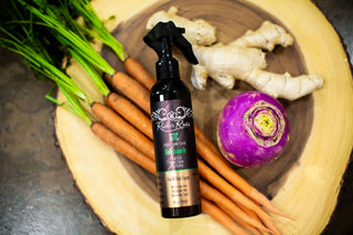 Daily Leave-In Conditioner with key GTC ingredients, carrot, ginger and turnip root 