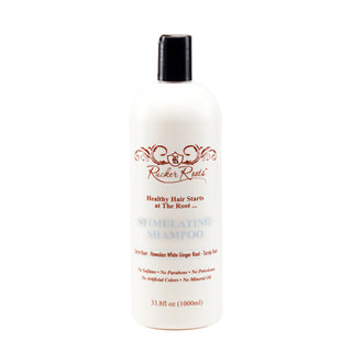 Stimulating Shampoo 33.8oz liter bottle, front view on white background